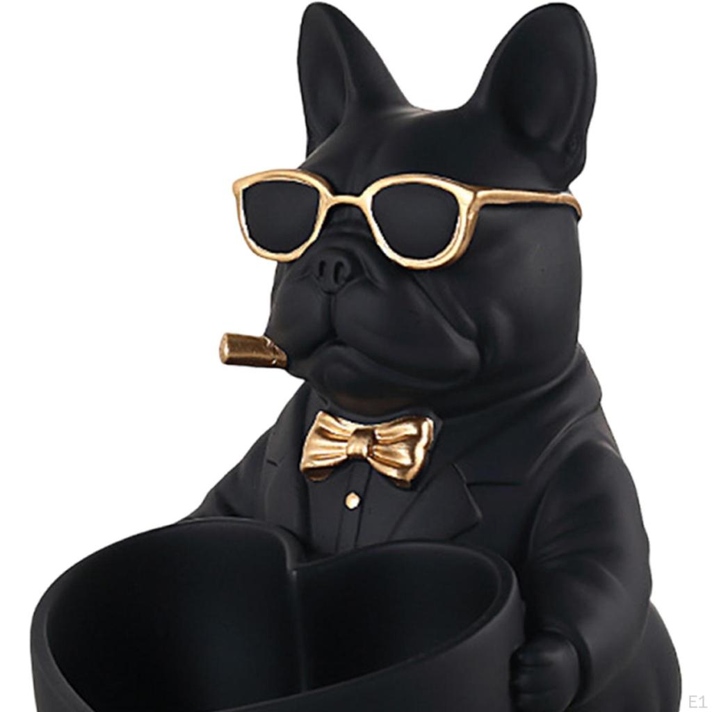 Figurine Key Holder Bowl for Tabletop Use 6.3x8.3x8.3inch Storage Solution