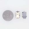Surgical steel bear Kuma pendant accessory supplies
