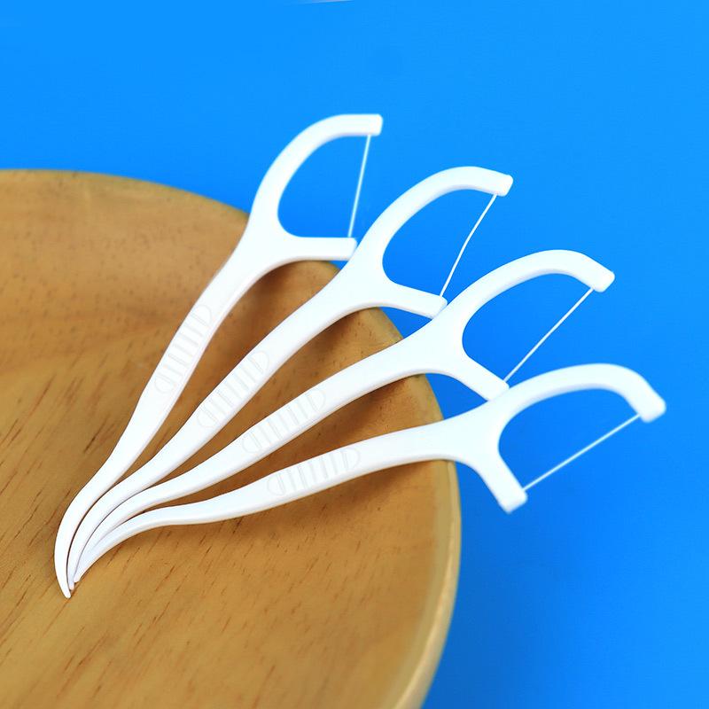 20 Individually Packaged Disposable Dental Floss Sticks