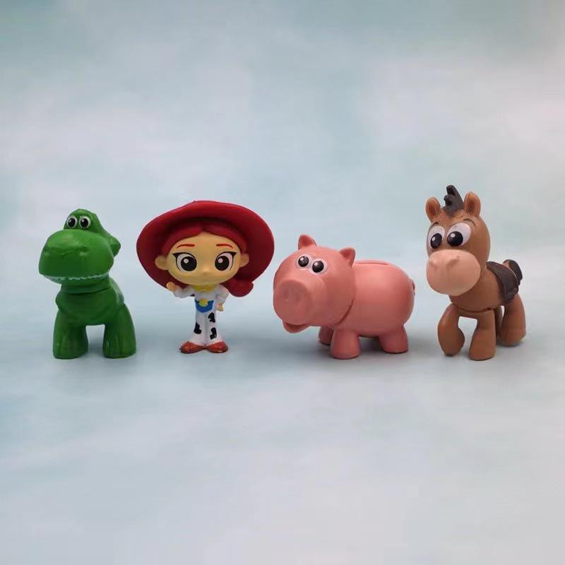 Pig Dragon Astronaut Bear Pvc Twisted Egg Toy Diy Patch Material Keychain Pendant Cartoon Style Static Display Non-filling Characters)