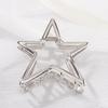 Elegant Hollow Star Hair Clip For Women Practical Metal Hairpins Fashion Hair Accessories For Daily Use And Gift