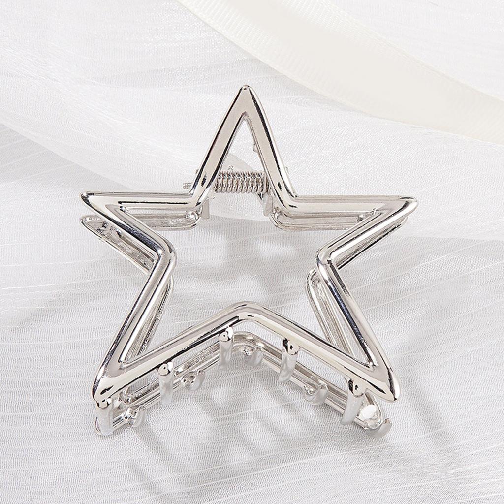 Elegant Hollow Star Hair Clip For Women Practical Metal Hairpins Fashion Hair Accessories For Daily Use And Gift