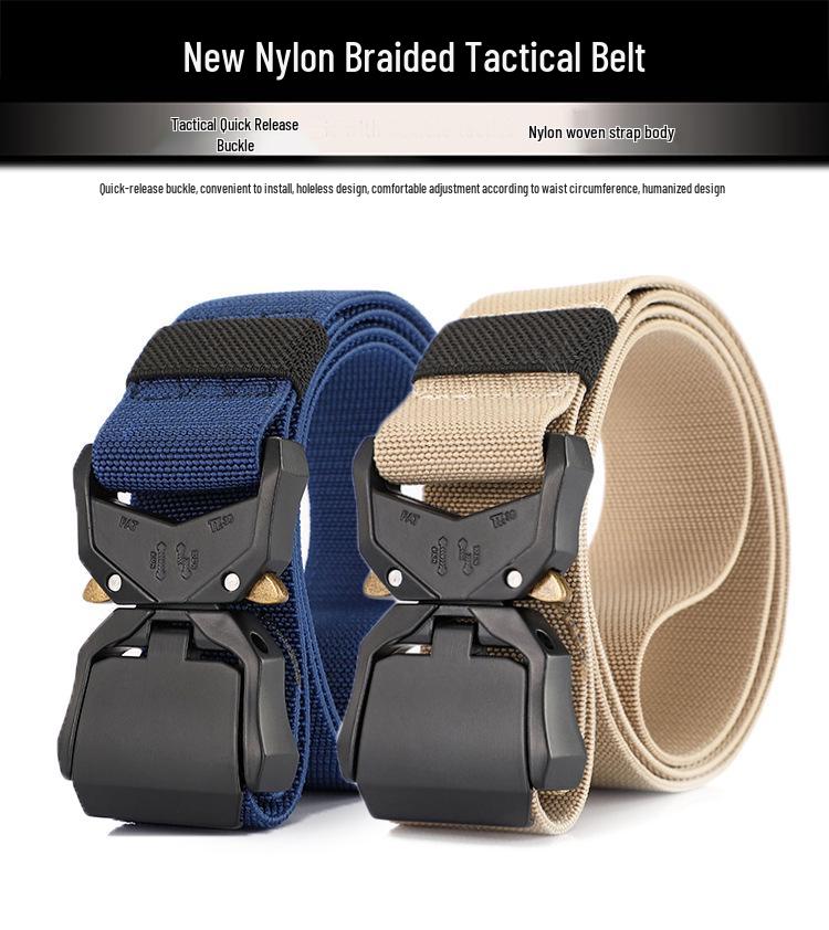 Curea tactică elastică de exterior pentru bărbați cu opțiune de logo personalizat