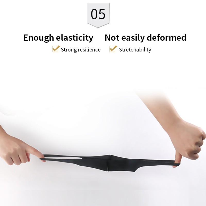 3pcs 3D Ultra-thin Breathable Dustproof Mouth Mask Anti-Dust Haze Flu Allergy Protection Face Masks