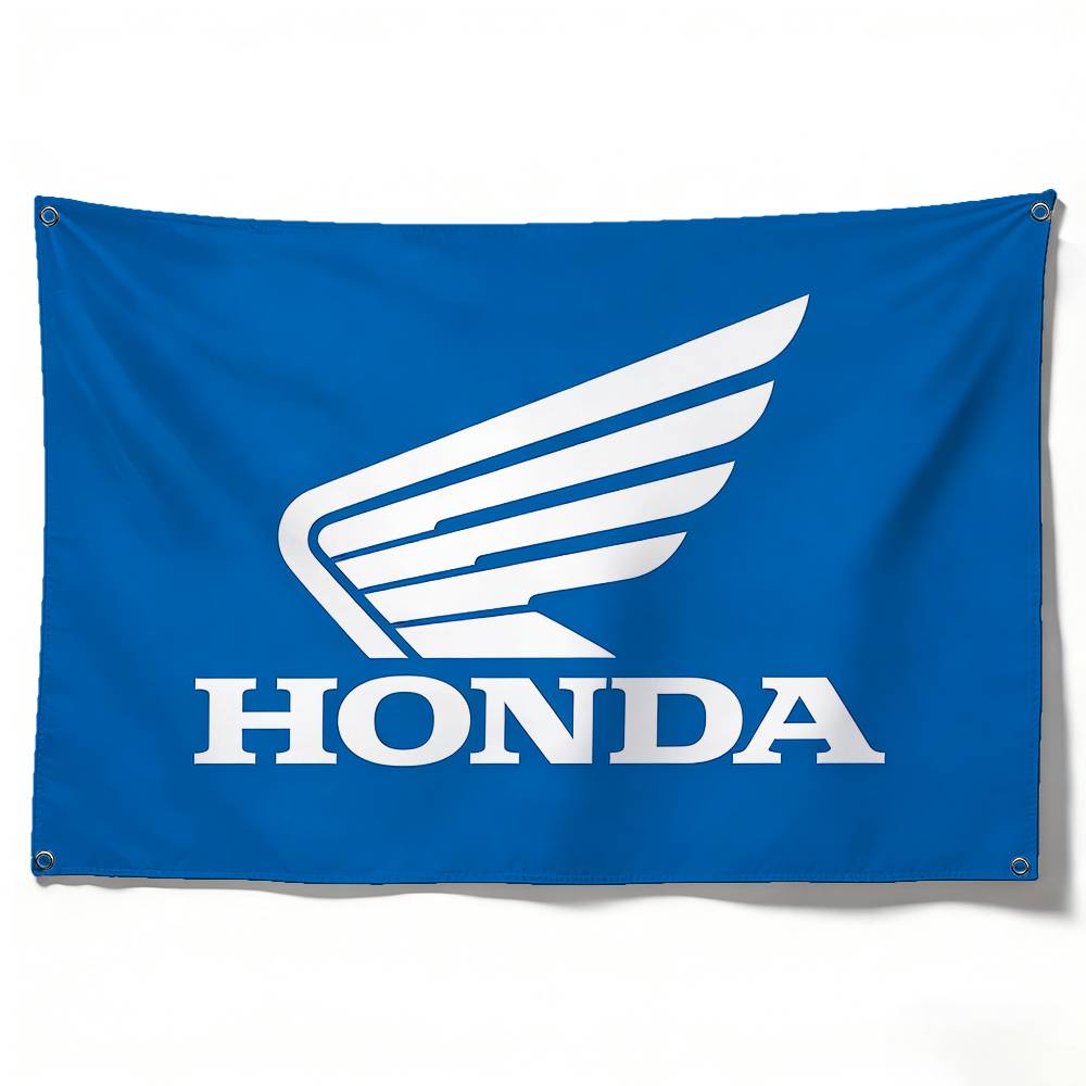 

Motorcycle For HONDA Flag 120g Brushed Polyester Sublimation Printing Durable Hanging Flag For Home Decor Event Graduation Gift (as the picture,50x70cm)
