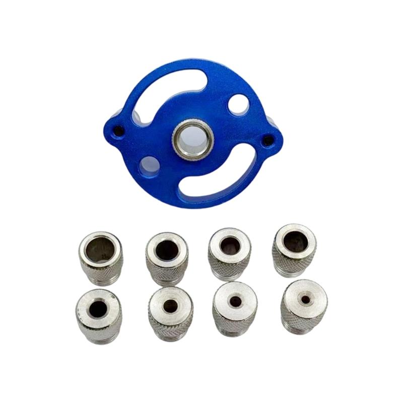 Strong Aluminum Alloy Drill Guide Accurate 90 Degree Positioning For Carpentry Projects And Crafting Applications