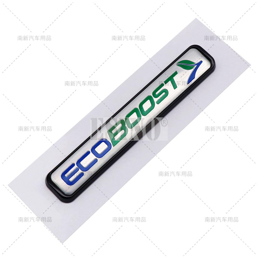3D ABS Ecoboost 180 200 245 4WD Rear Trunk Fender Adhesive Badge Tailgate Displaceme Decorative Emblem for Ford