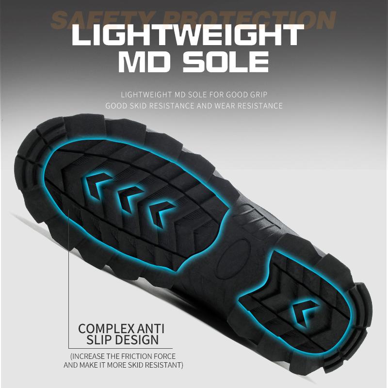 Ultimul design, cizme de siguranță din pluș de iarnă, pentru bărbați, impermeabile, cu vârf de oțel, pantofi indestructibili, anti-zdrobire, anti-punctură, încălțăminte pentru bărbați