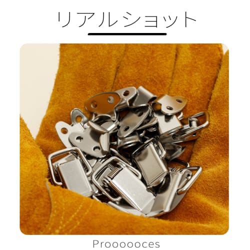 12-Piece Stainless Steel Toggle Latches with Spring-Loaded Snap Locks, Toggle Drawer Latches, Cabinet Latches, Buckles for Cases and Boxes
