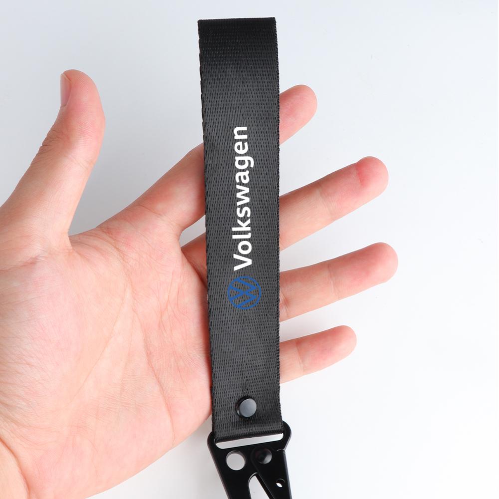 3D Metal Leather Car Keychain Key Chain Ring Accessories For Volkswagen GTI Golf Polo 6 7 Passat VW CC Tiguan T-ROC Jetta Taigo Ev6