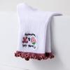 Women's Non-slip Lace Pilates & Yoga Socks - Scalloped Design for Outdoor Training & Dance