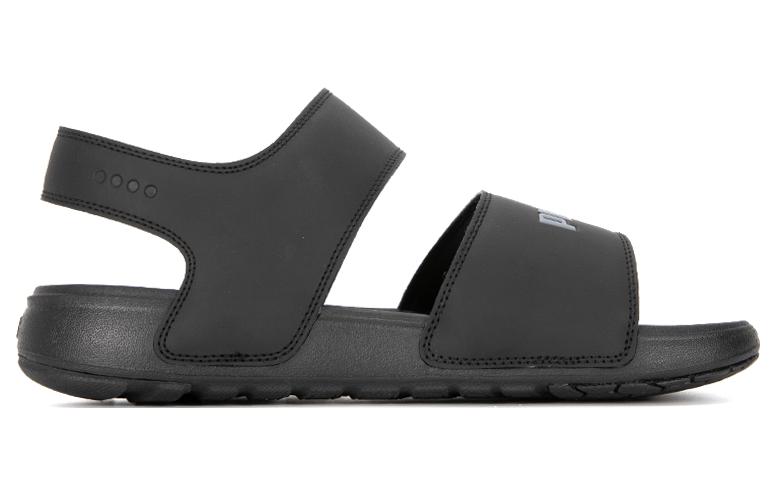 Men's Sandals PUMA Softride Sandal PURE Slip Resistant Abrasion Resistant Sports Sandals Unisex Black