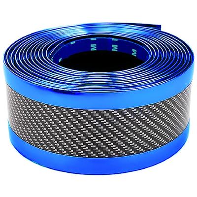 Shttown Door Edge Guard Car Carbon Protector Anti Scratch Door Mall Door Protection Accessories 3 Colors (Blue, 7cm)