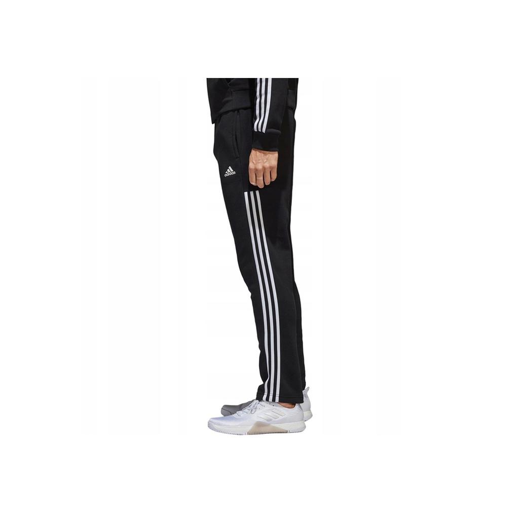 Adidas Knit Fleece-Lined Joggers Men Bottoms Black BR4083