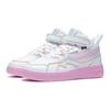 Li Ning Sports Lifestyle Serie 937 Mid Rutschfest Langlebig High Top Kinder Skateschuhe Kinder Skateschuhe Weiß Rosa YKCT018-2
