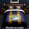 Leeds Rhinos Design Bed Bedding Set 1 Duvet Cover + 2 Pillowcases Soft Breathable Household Bed Linens
