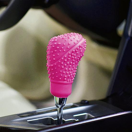 Universal Car Soft Silicone Gear Knobs Lever Shifter Cover Non-slip Protector