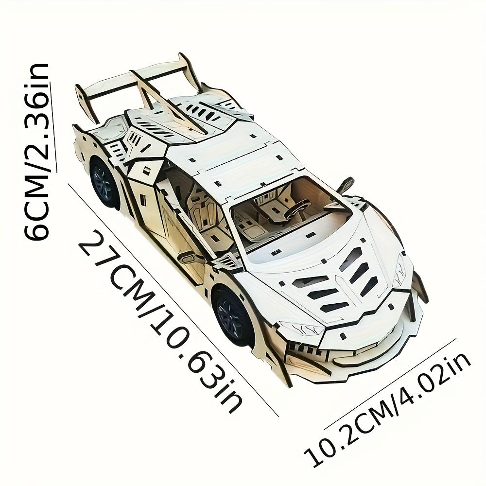 3D Wooden Puzzle Racing Cars for Adults DIY Mechanical Model Car Kits Toys for Adults Birthday Gift for Boys Men Home Decor