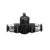 Hand Pneumatic Valve Black BUC Fitting Manual Switch Quick Joint Connector