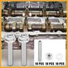 10pcs Stainless Steel Exhaust Manifold Bolt Stud Hardware for Honda for Acura B C D F H K Series Engines Replacement