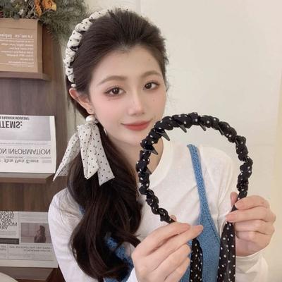 Thin Teeth Headband Dot Face Wash Hairband Sweet Braid Hairband  Lady