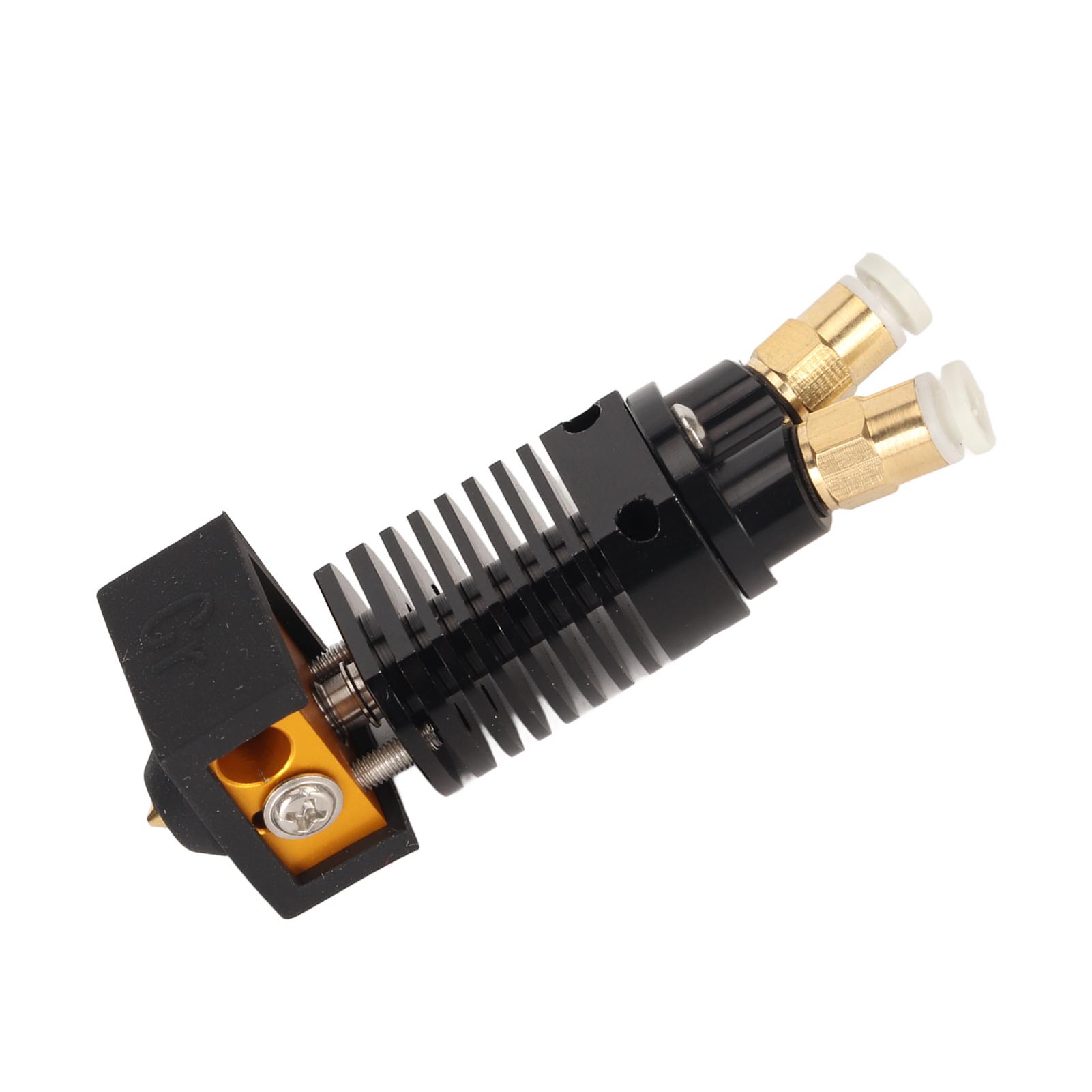 Металлическая головка хотэнда экструдера 0,4 мм латунное сопло стабильная быстрая переключаемая 2 в 1 выходной комплект хотэнда для замены 3D-принтера Ender