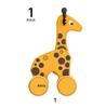 BRIO Pull Toy Giraffe, Ages 1+ (Pull Toy, Wooden, Educational Toy) 30200