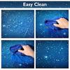 Star Space Tablecloth Waterproof Disposable Table Cloth Galaxy Table Cover  Birthday Wedding