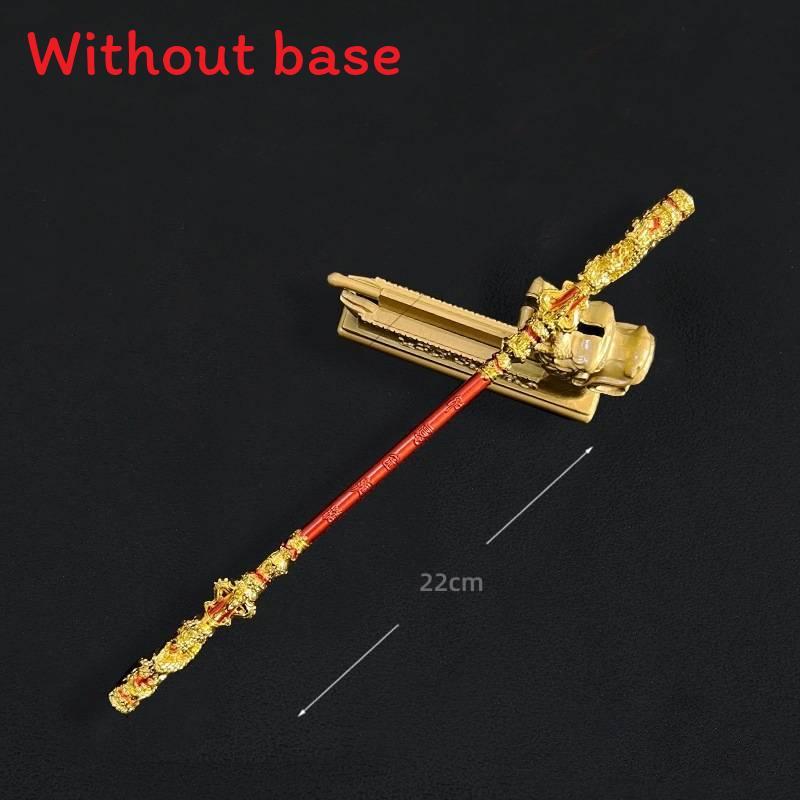 Exquisite 30cm Black Myth Wukong Spiel Actionfigur mit luxuriöser Goldfarbe