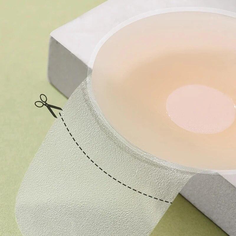 1 paio di copricapezzoli in silicone sollevano il reggiseno adesivo adesivo invisibile reggiseno toppa toracica per donne riutilizzabili petali del seno