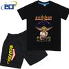 My Hero Academia anime costume kids T-shirt set pure cotton short-sleeved shorts 2-piece set for boys and girls