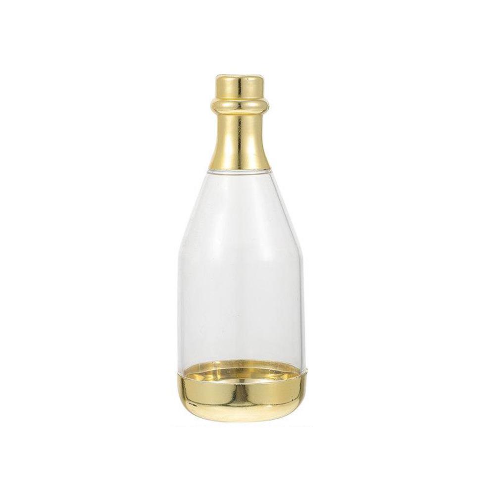 1pcs Champagne Bottle Plastic Candy Box DIY Mini Candy Storage Packing Box Baby Shower Wedding Favor Gift Boxes Party Decoration