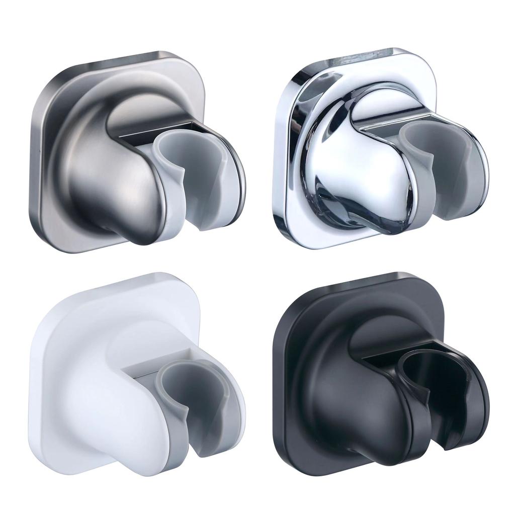 Adjustable Shower Head Holder with Strong Adhesive Not Drill Installation Shower Head Brackets for Bathroom Showers