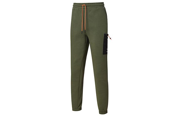 PUMA Interstellar Casual Fleece Lined Reflective Elastic Cuff Vintage Sweatpants Knitted Sweatpants Men's Jasper 530297-64