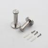 1Pcs Cylindrical Hat Towel Rack with Screws Wall Punching Hook Durable Single Clothes Hook