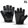 Outdoor Sports Protective Half Finger Gloves For Men Women Universal Open Finger Resistant Motorcycle Bike Gloves