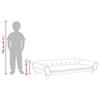 Kids Sofa Light Grey 100 X 50 X 26 Cm Velvet
