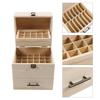 Wood Storage Box for Essential Oils, 59-Slot Storage Case Box