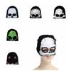 Luminous Knitted Balaclava Hat Halloween Halloween Cap Elastic Skeleton Beanie  Autumn/Winter