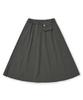 SNOWPEAK APPAREL Root Flare Long Skirt (S26Mwrsk61) Rustic Khaki
