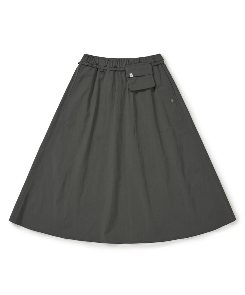 SNOWPEAK APPAREL Root Flare Long Skirt (S26Mwrsk61) Rustic Khaki