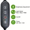 Grow Lights for Indoor Plants, Full Spectrum LED Plant Growing Lamp - Timer, Adjustable Brightness & Tripod Stand, LED Grow Lamp