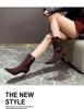 2025 New Autumn Women's Fashion: Versatile French Suede Stiletto Boots with Pointed Toes - Comfortable and Chic