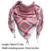Arabic Headscarf Large Shemagh Scarf Tacticals Desert Scarf Fashion Neckerchief Comfortable Head Scarf