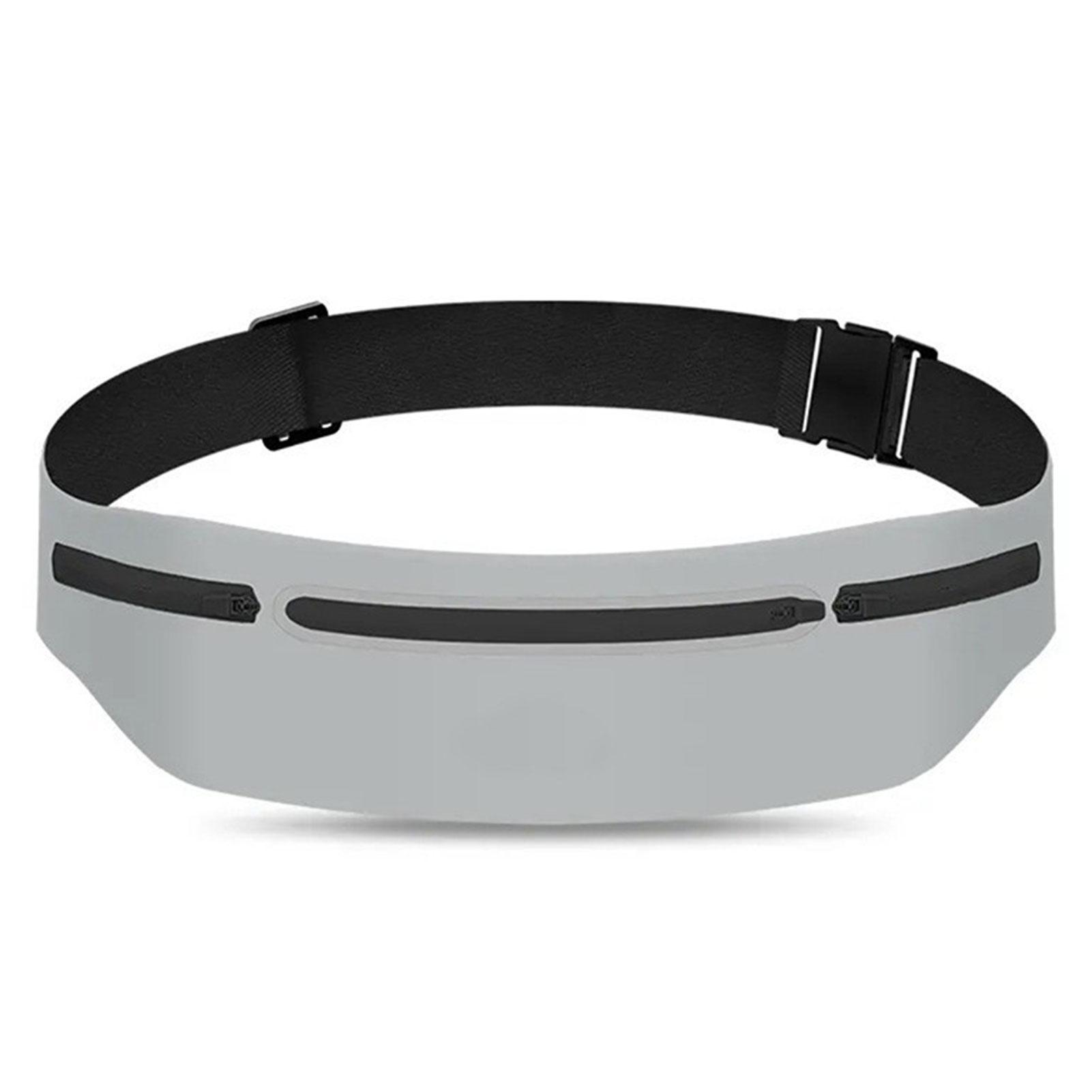 Водонепроницаемая поясная сумка для бега Регулируемый ремень Мужчины Женщины Тонкие сумки для бега Портативные Внешние для бега трусцой Зал Спорт Чехол для мобильного телефона серый 1550₽