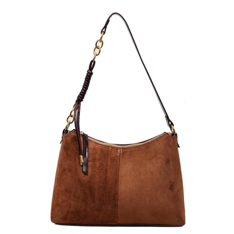 Bag Women's retro matte tote bag 2025 autumn and winter new large-capacity shoulder bag fashion messenger bag