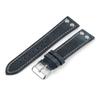 Vintage Leather Rivets Watch Strap 18mm 20mm 22mm Coffee Brown Watchband Stainless Steel Buckle for Men Wrist Belts Bracelet