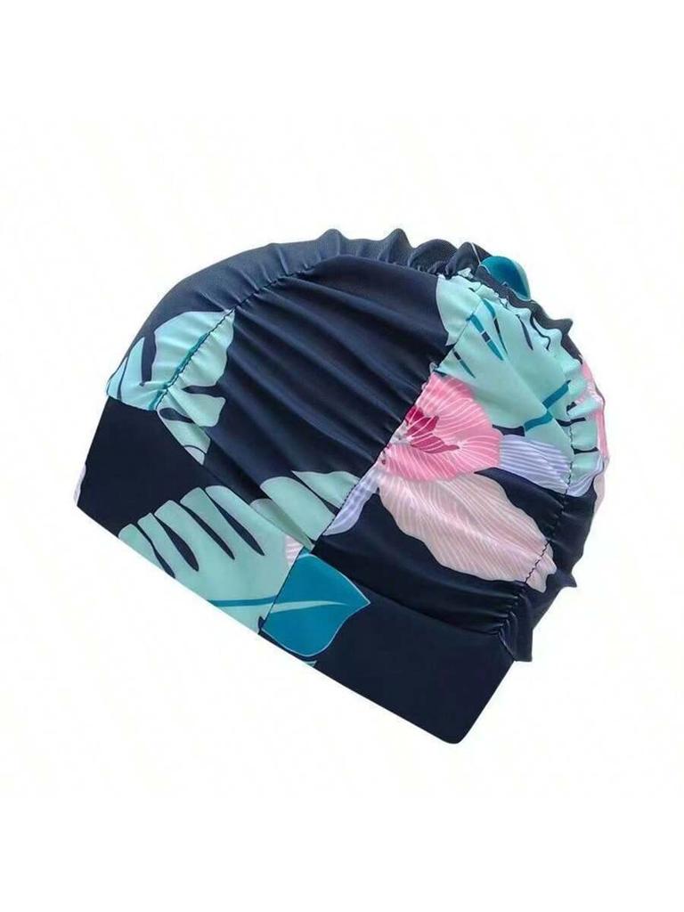 Swimming Cap Women's Long Hair South Korea Fashion Comfortable Cloth Swimming Cap Adult Long Hair Ear Protection Swimming Cap Sw