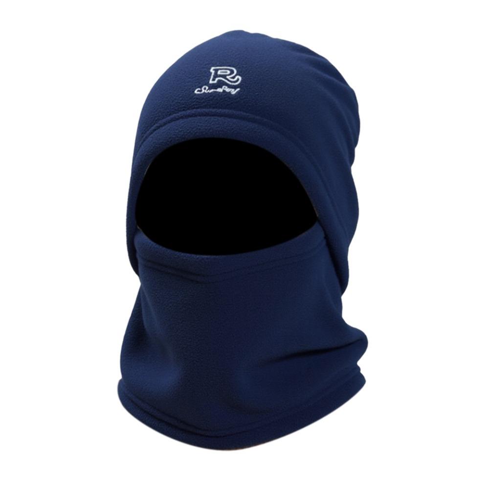 Thickened Polar Fleece Balaclava Hat Windproof Ear Protection Cap  Outdoor Cycling Skiing