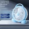 Low Noise Portable Small Table Fan Compact Design Quiet Personal Cooling Fan  Dorm